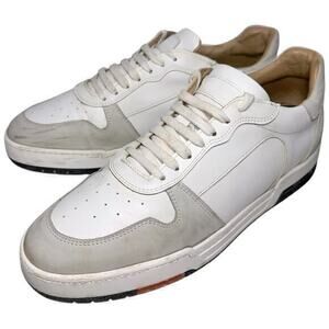 To Boot New York Men’s Size 10.5 White Leather Jefferson Low Tops Sneakers